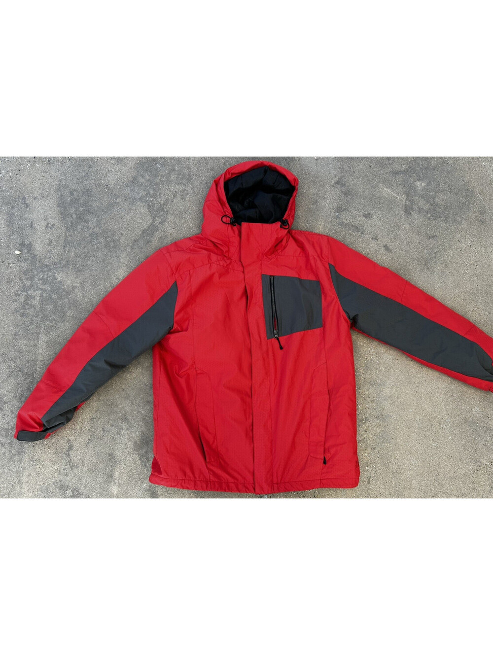 Body Glove Men's Soft Shell Ski Jacket Snow Jacket Hooded Men Winter Gear Red